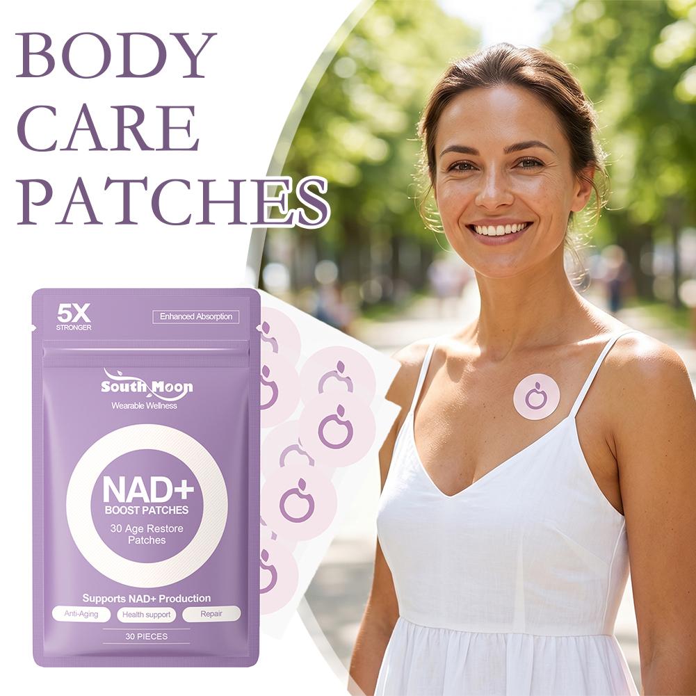 Health Wellness & Psychology - 30 sztuk Plastrów NAD+ Boost Przeciwstarzeniowe