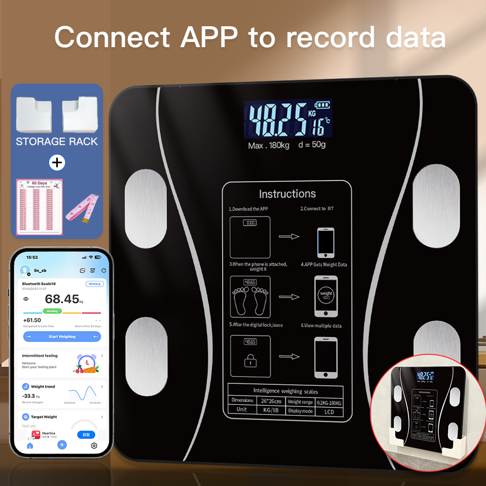 Digital Body Weight Scale - Conridel to precyzyjna, inteligentna waga do