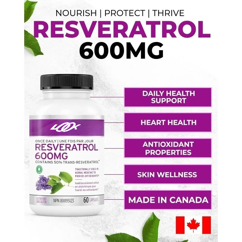Longevity Health & Wellness Hotel - Aktywne kapsułki z resweratrolu 600 mg