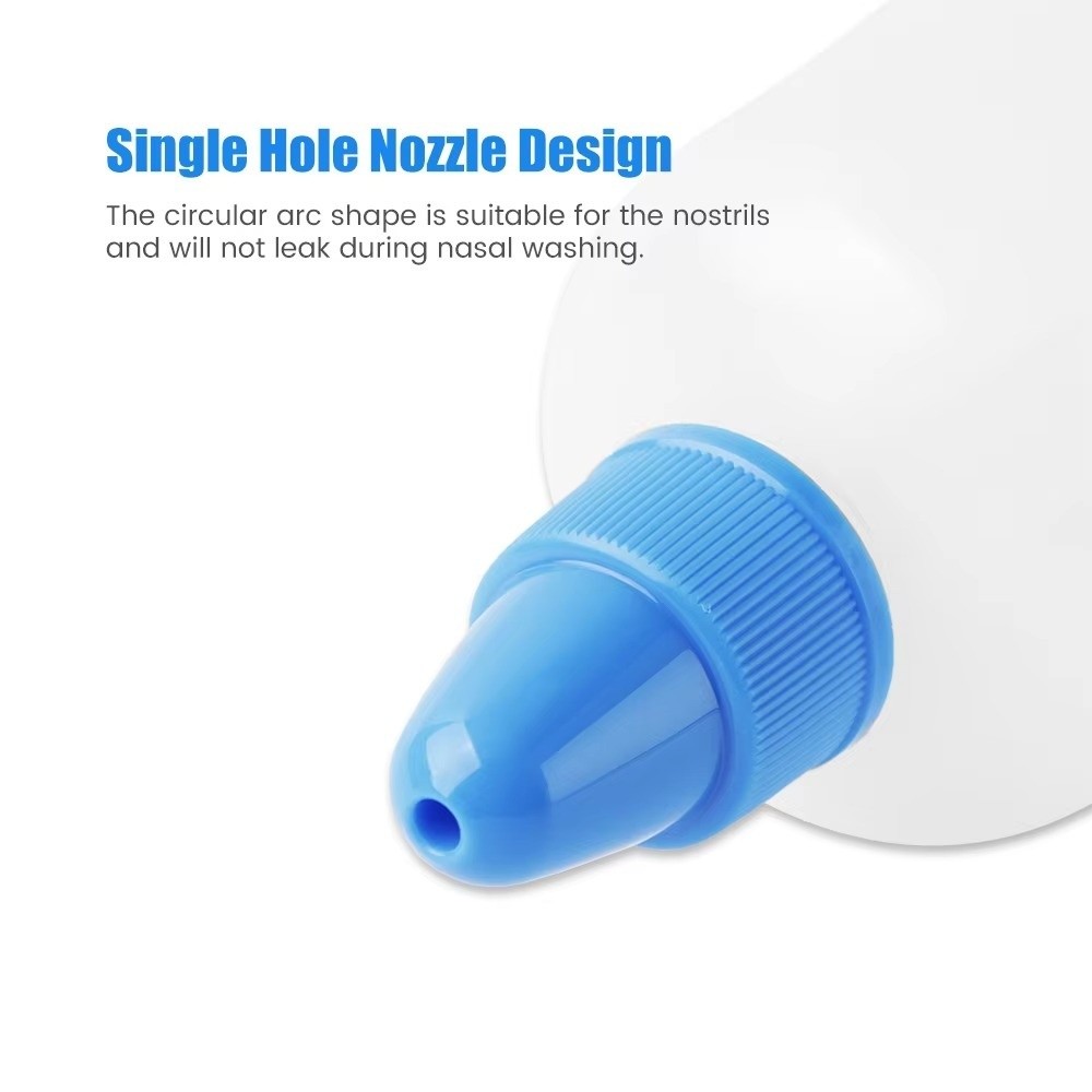 Neti Pot Nasal Rinse - Wielorazowy Przenośny Zestaw do Płukania Nosa