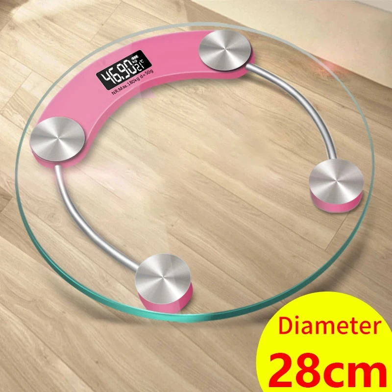 Modna okrągła waga osobista z  – Digital Body Weight Scale recenzja i cena