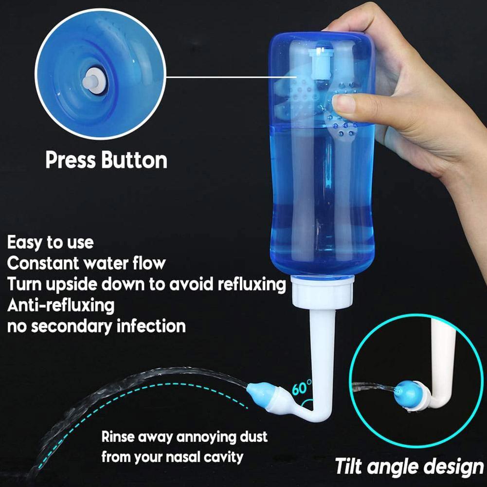 300ML Płyn do płukania nosa, i – Neti Pot Nasal Rinse recenzja i cena