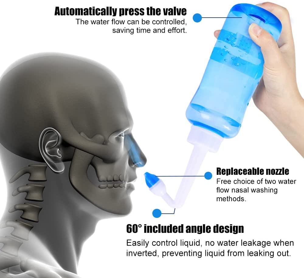 Butelka do płukania nosa 300ml – Neti Pot Nasal Rinse recenzja i cena