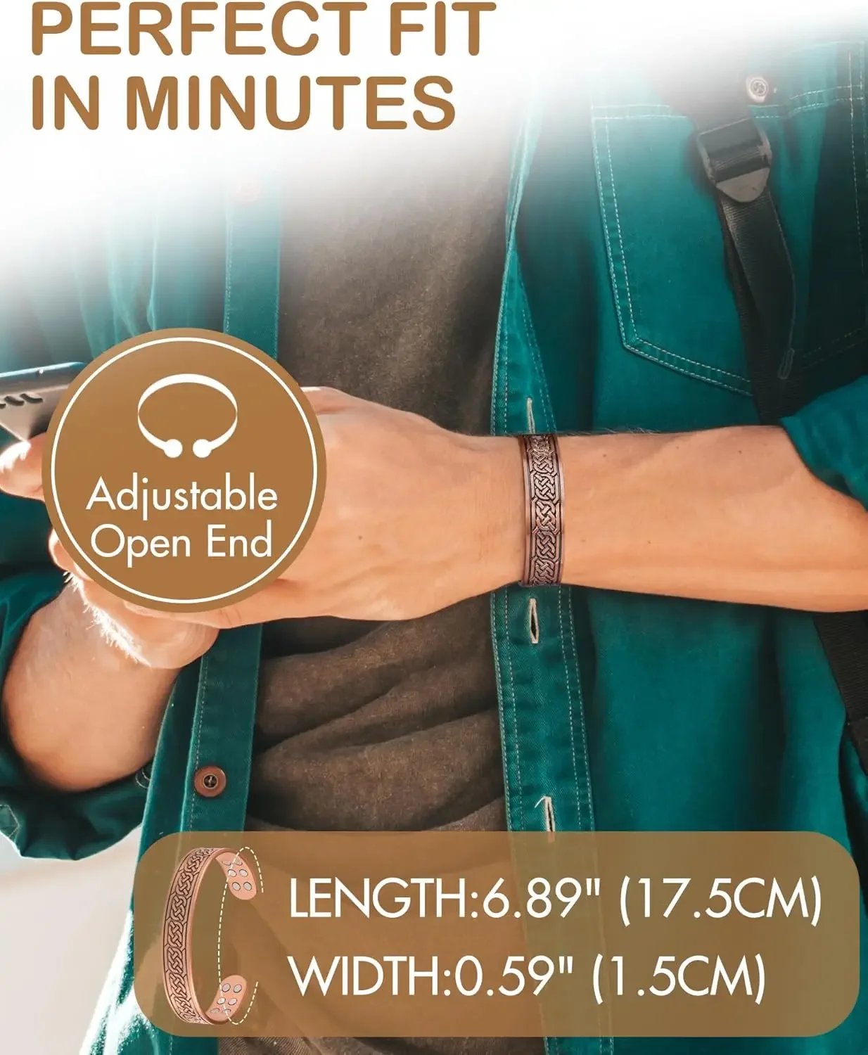 ARADOO Vintage bransoletka mag – Therapy Health And Wellness recenzja i cena