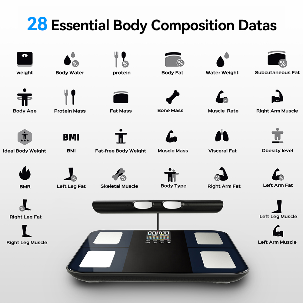 Inteligentna waga do pomiaru s – Digital Body Weight Scale recenzja i cena