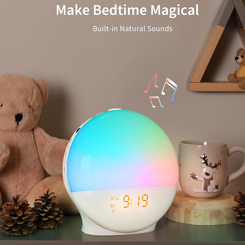 Budzik ze światłem świtu z sym – White Noise Machine Sleep recenzja i cena