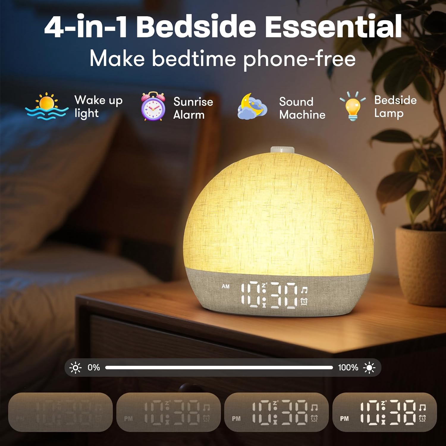 Lampka do budzenia z funkcją a – White Noise Machine Sleep recenzja i cena